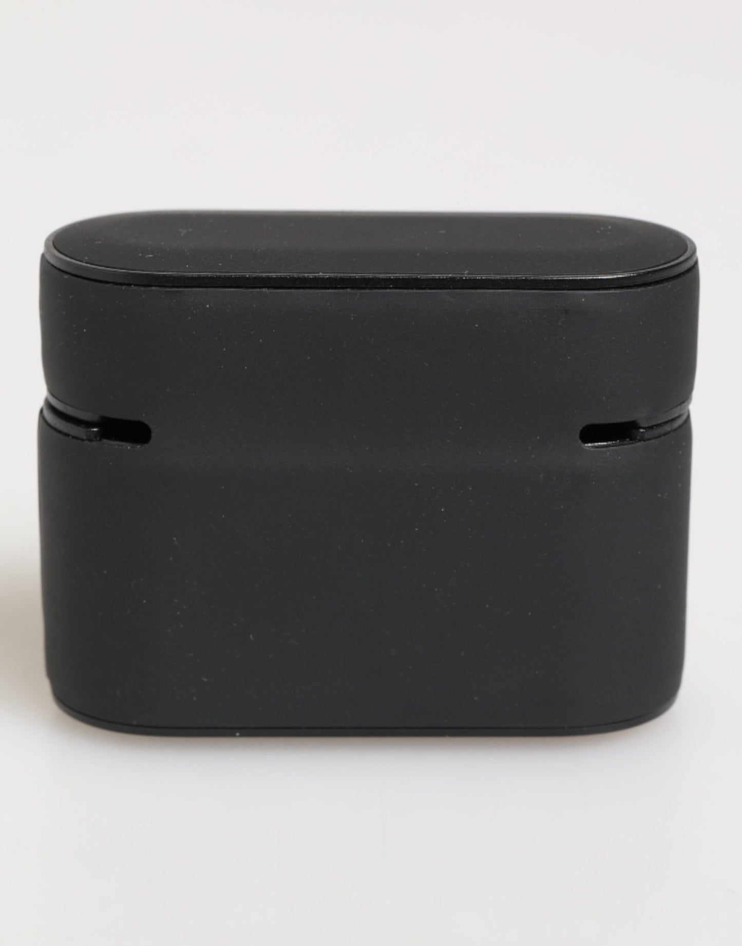 Black Orange Rubber Logo Embossed Accessory Airpods Case