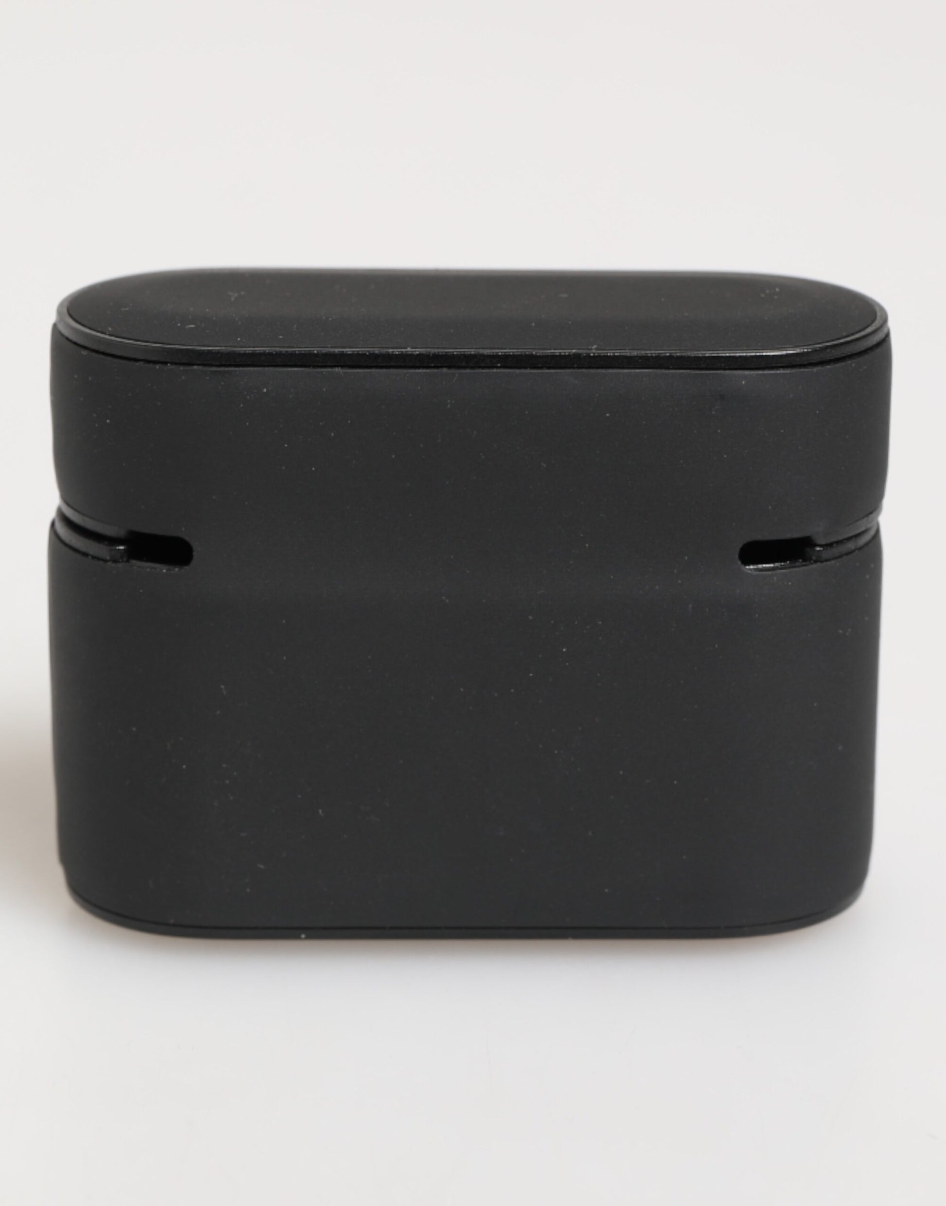 Black Orange Rubber Logo Embossed Accessory Airpods Case