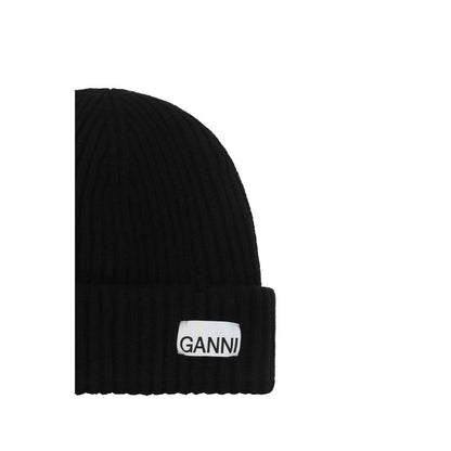Black Wool Beanie