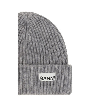 Gray Wool Beanie