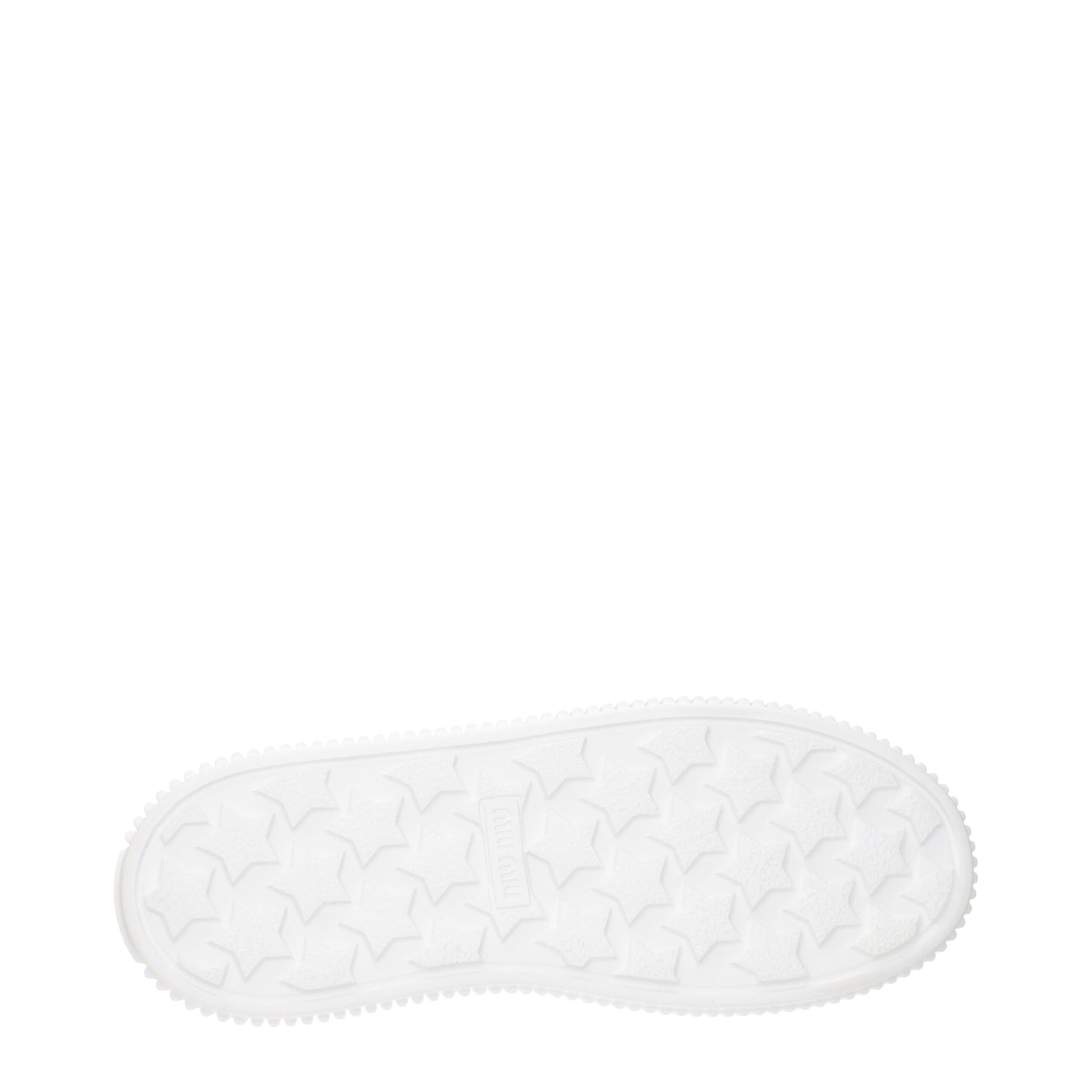 Beige Fabric Platform Sneakers