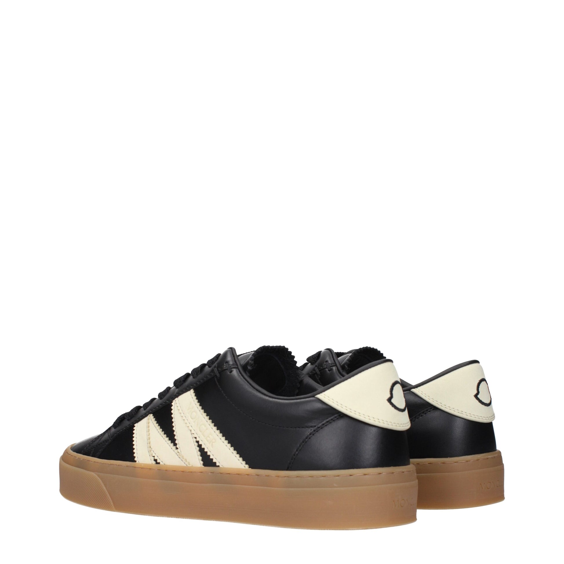 Black Leather Low Tops