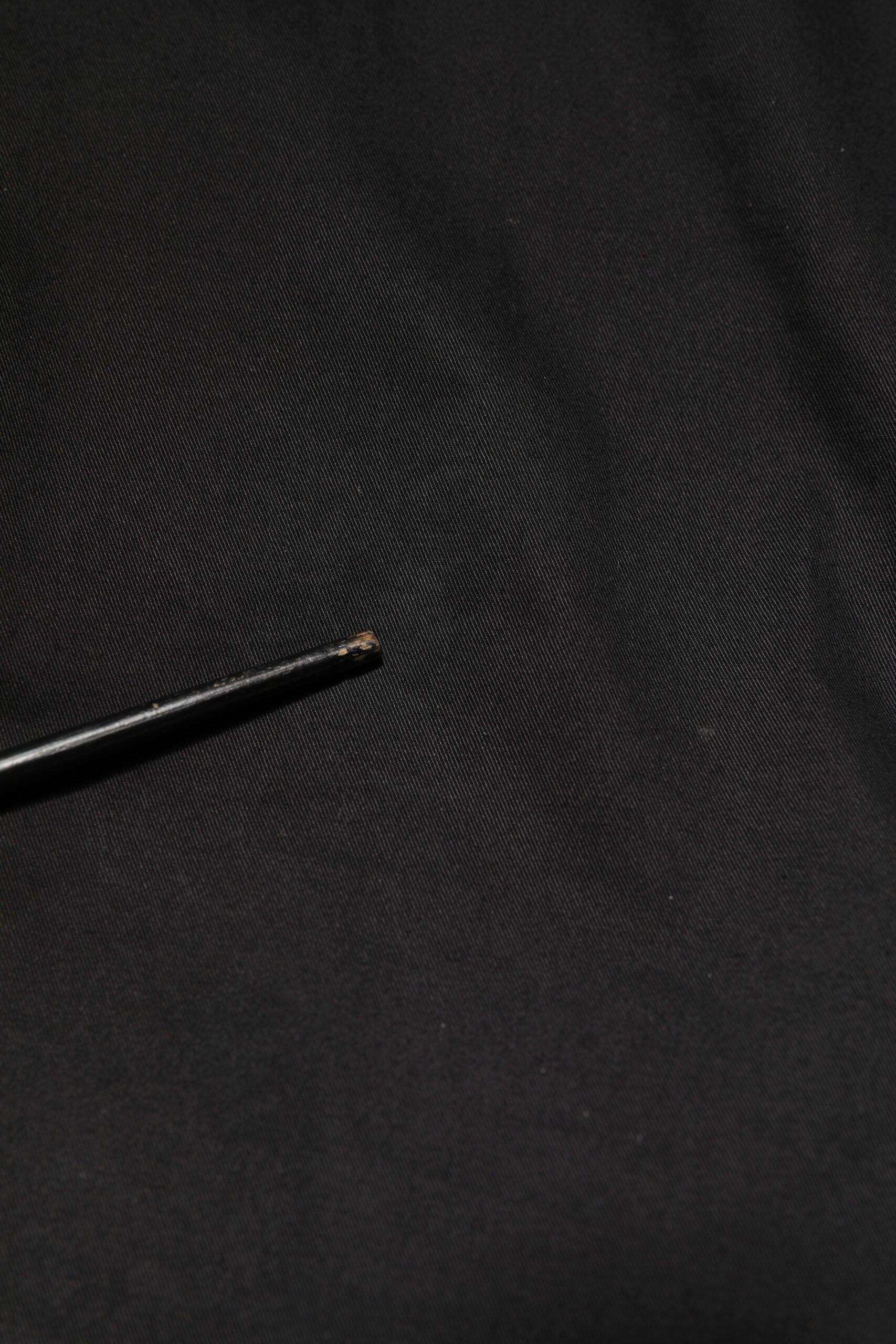 Black Cotton Tapered Men Formal Trousers Pants