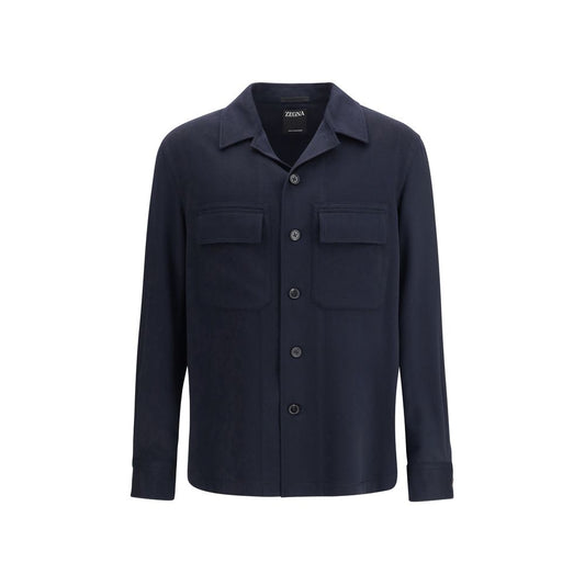Blue Cashmere Coat