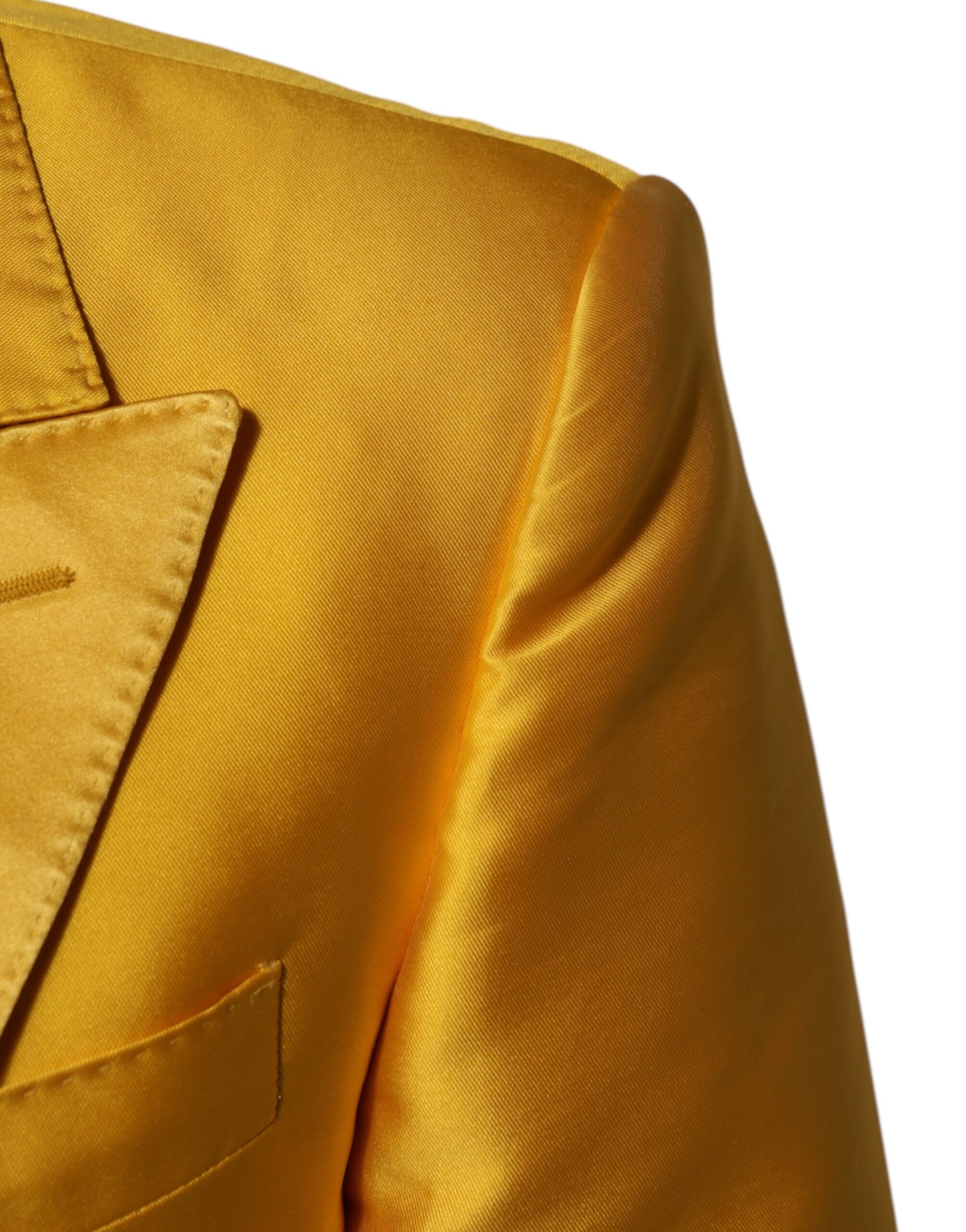 Yellow 2 Piece Silk Blend Men Suit SICILIA