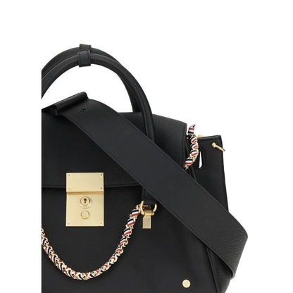 Black Calf Leather Bos Taurus Handbag