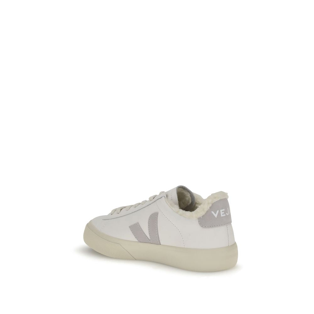 White Calf Leather Bos Taurus Low Top Sneakers
