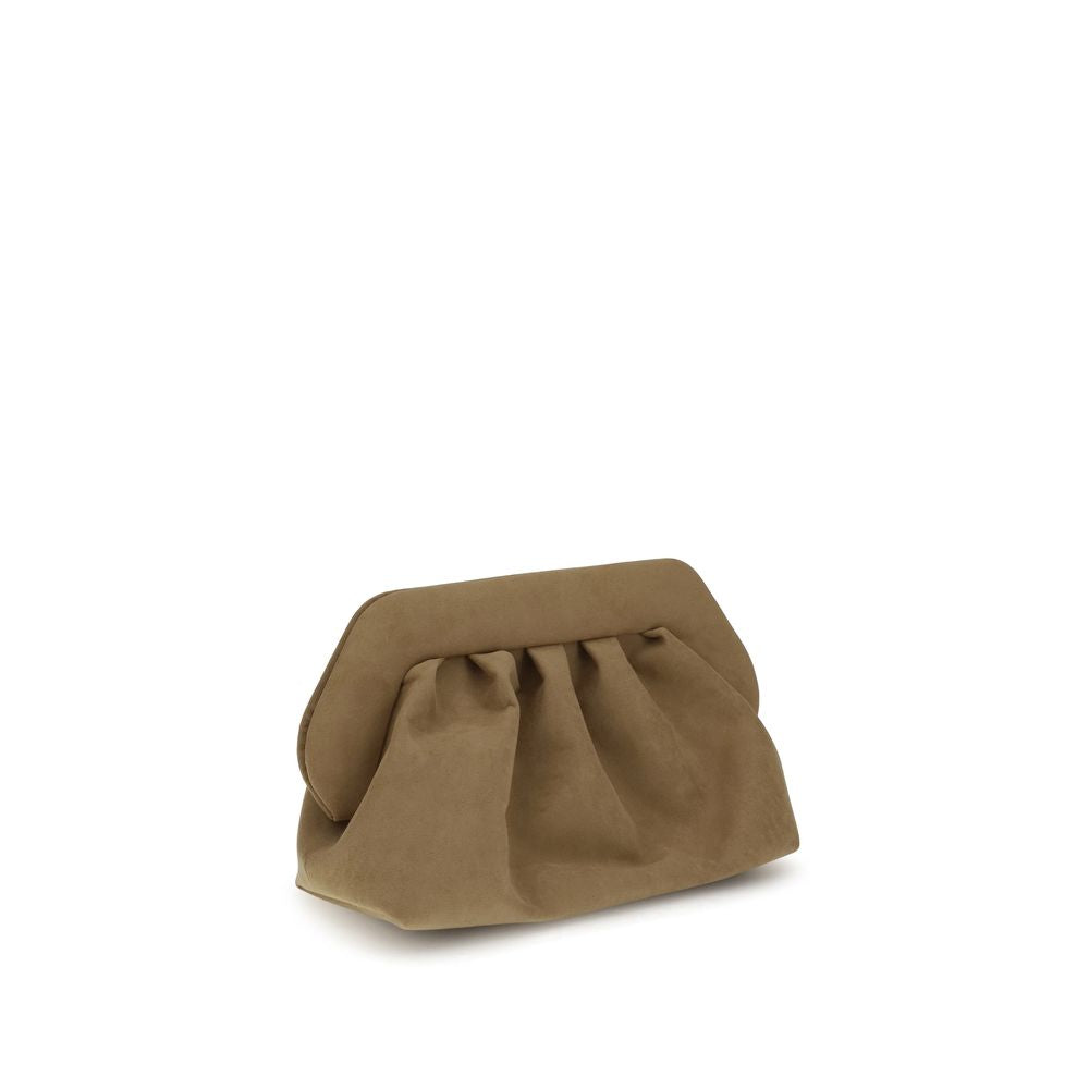 Beige Other Fibres Clutch Bag