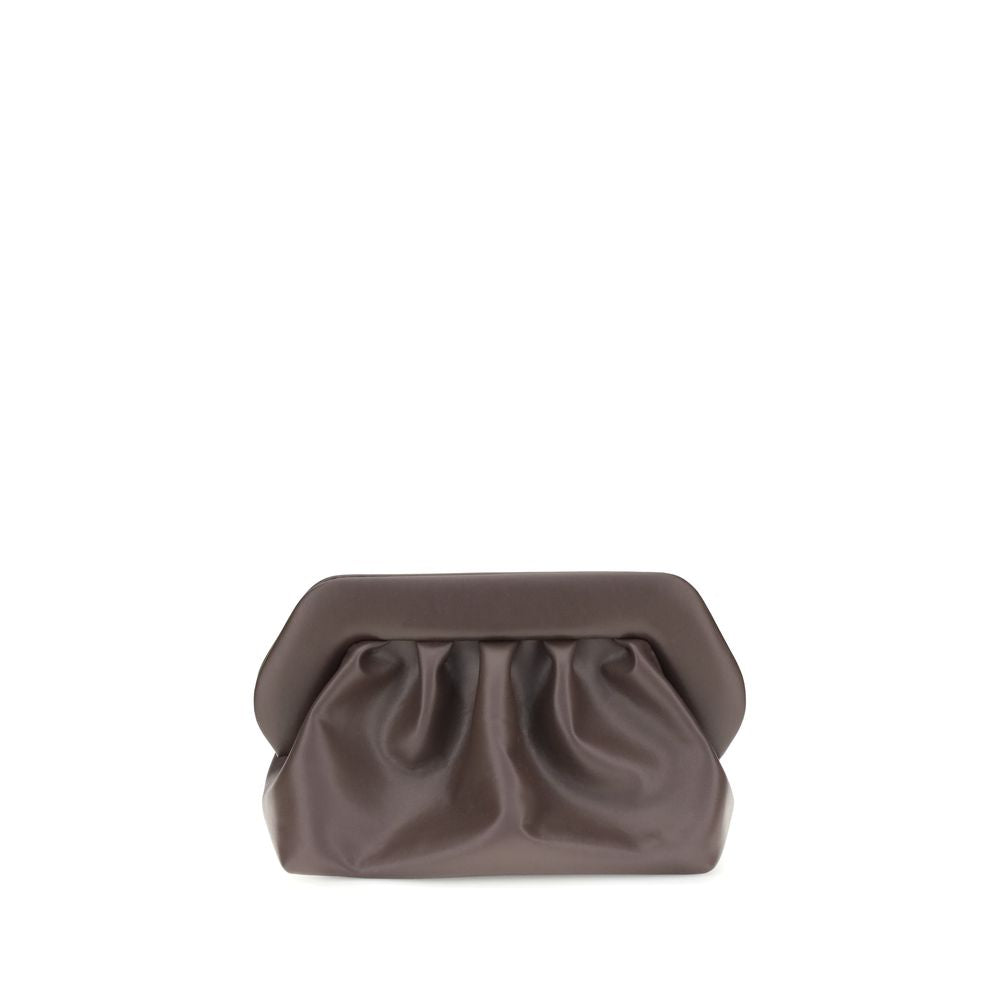 Brown Other Fibres Clutch Bag