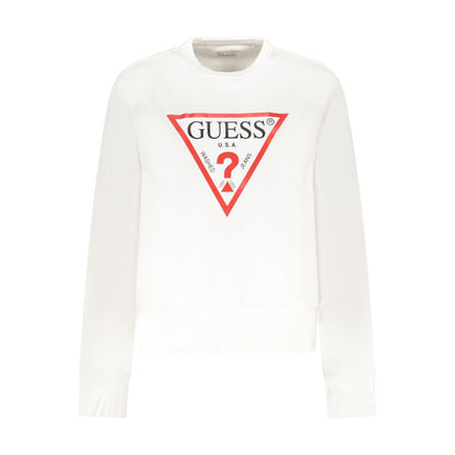 White Cotton Women's Sweatshirt
