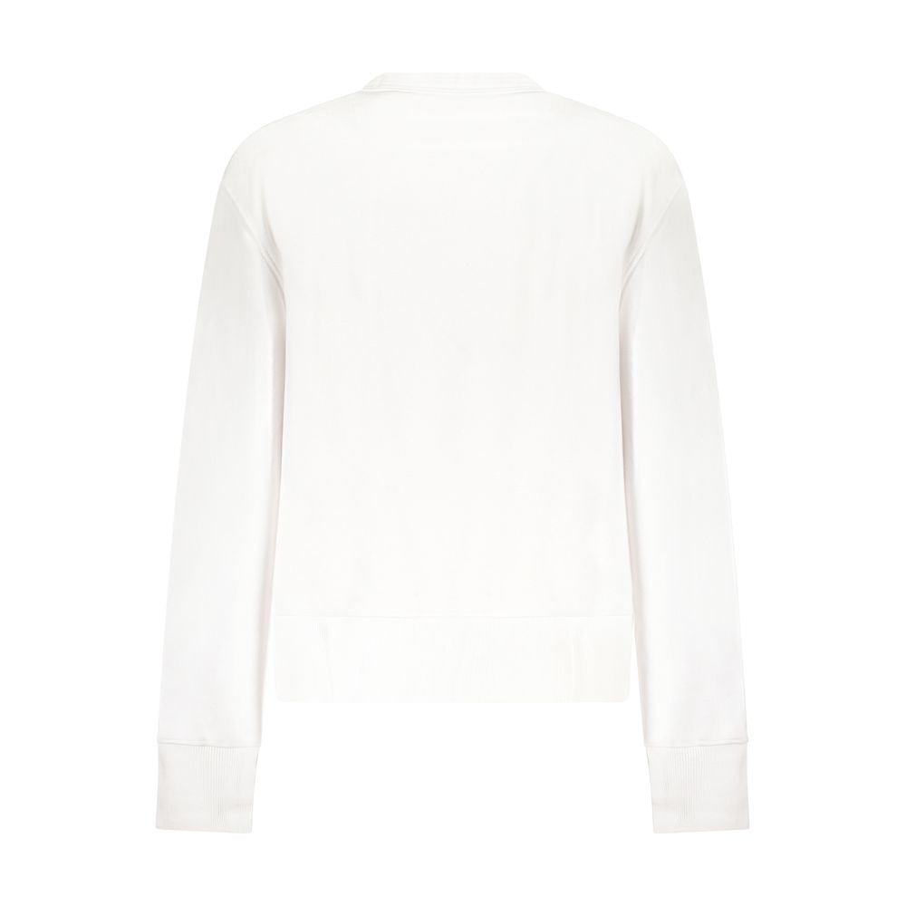 White Cotton Women's Sweatshirt