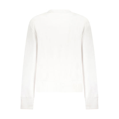 White Cotton Women's Sweatshirt