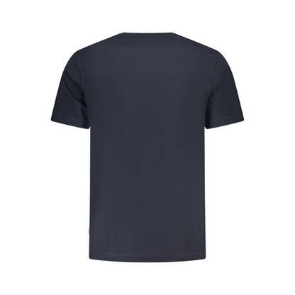 Blu Cotton Men T-Shirt