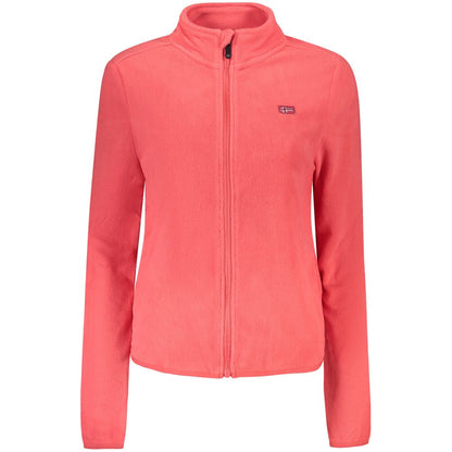 Pink Polyester Women Sweater