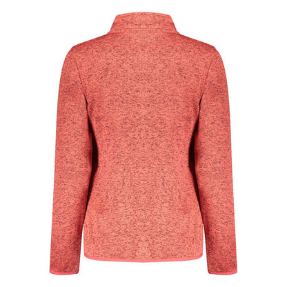 Pink Polyester Women Sweater