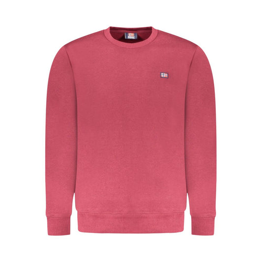 Red Cotton Men Sweater