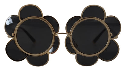 DG2201 Black Lens Gold Frame LIMITED EDITION Sunglasses