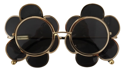 DG2201 Black Lens Gold Frame LIMITED EDITION Sunglasses