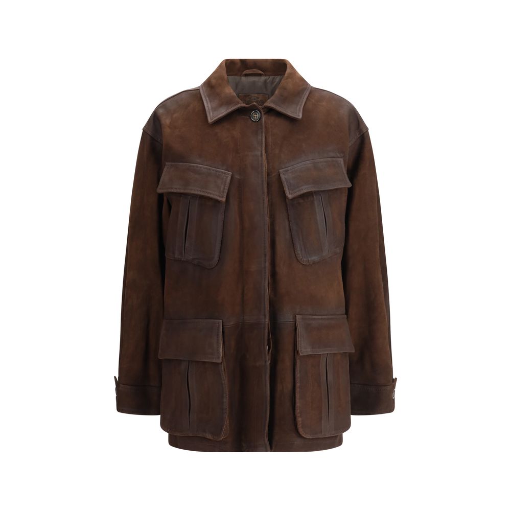 Brown Goatskin Clothing