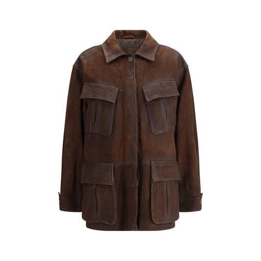 Brown Goatskin Clothing