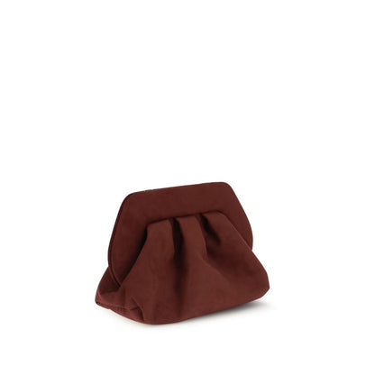 Brown Other Fibres Clutch Bag