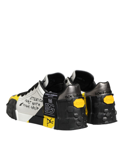 Multicolor Lettering Portofino Sneakers Shoes