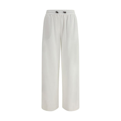 White Cotton Joggers (Workout Pants)