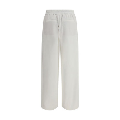 White Cotton Joggers (Workout Pants)