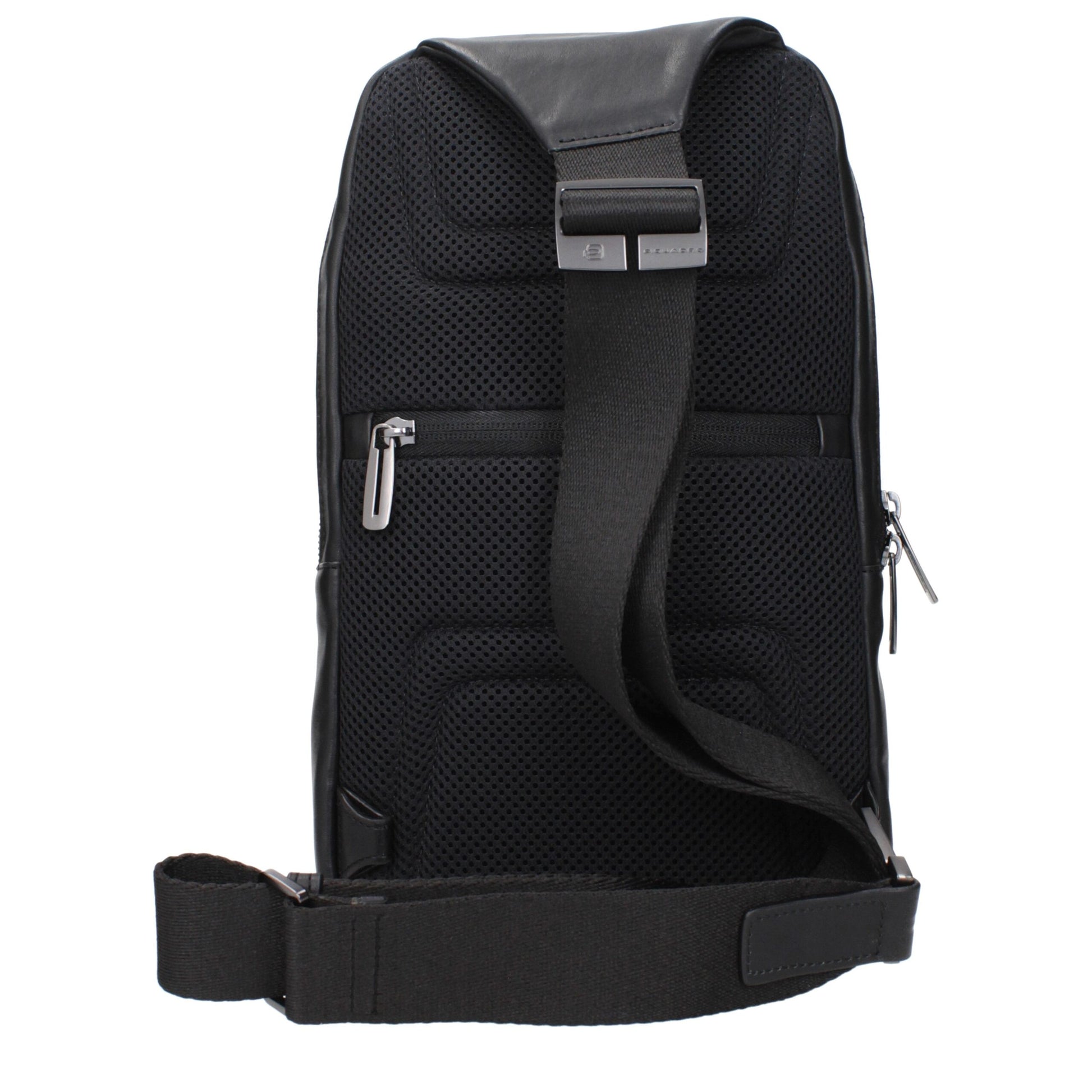 Black Leather Crossbody Bag