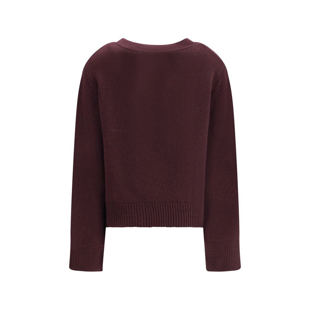 Purple Cashmere Cardigan
