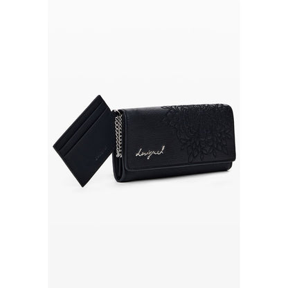 Black Polyethylene Women Wallet