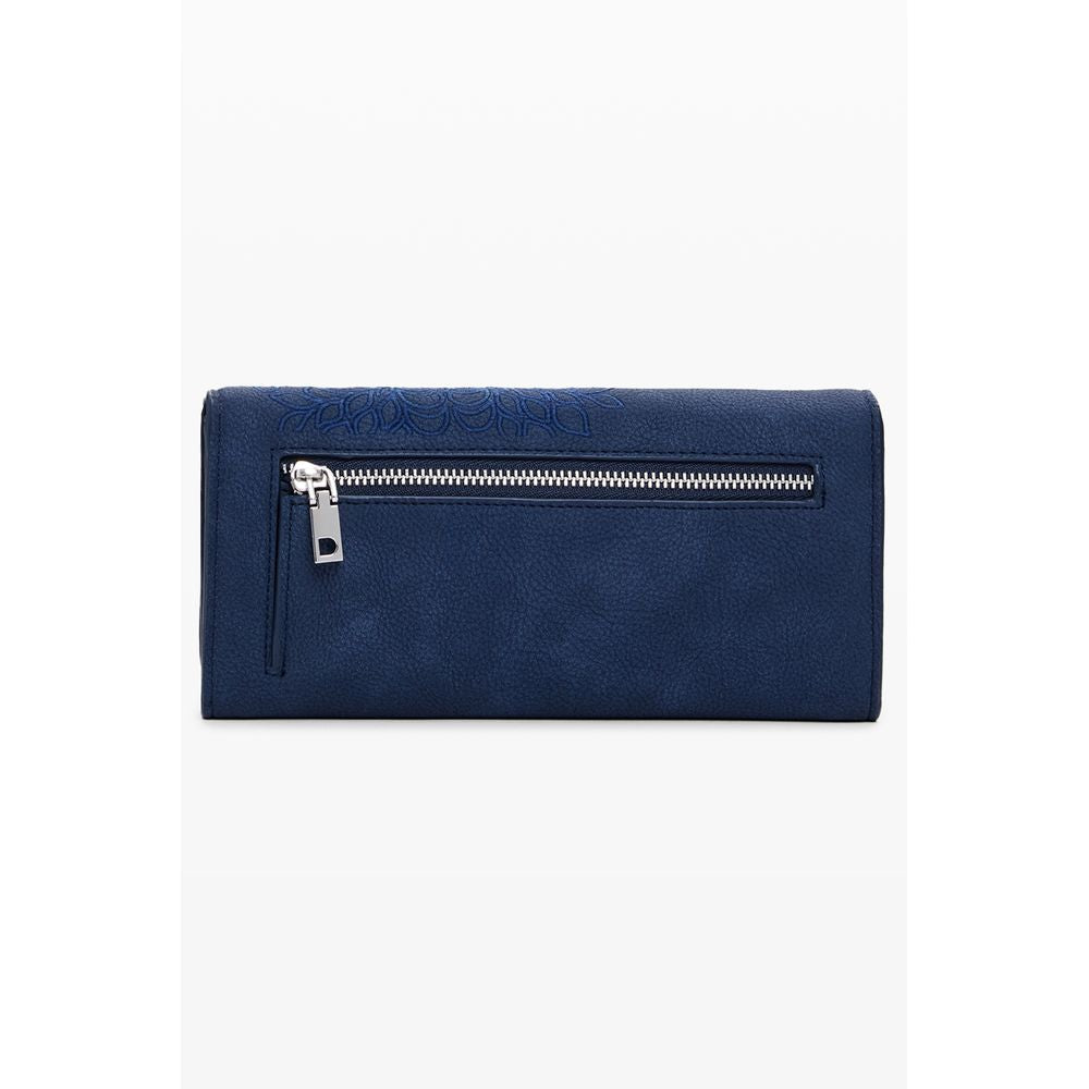 Blue Polyethylene Women Wallet