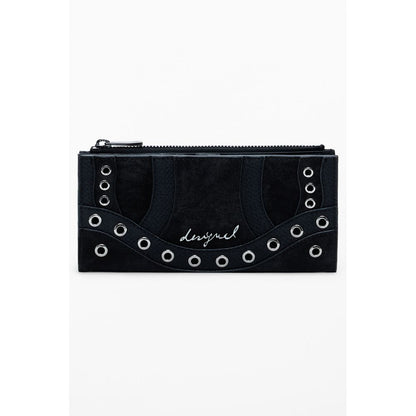 Black Polyethylene Women Wallet