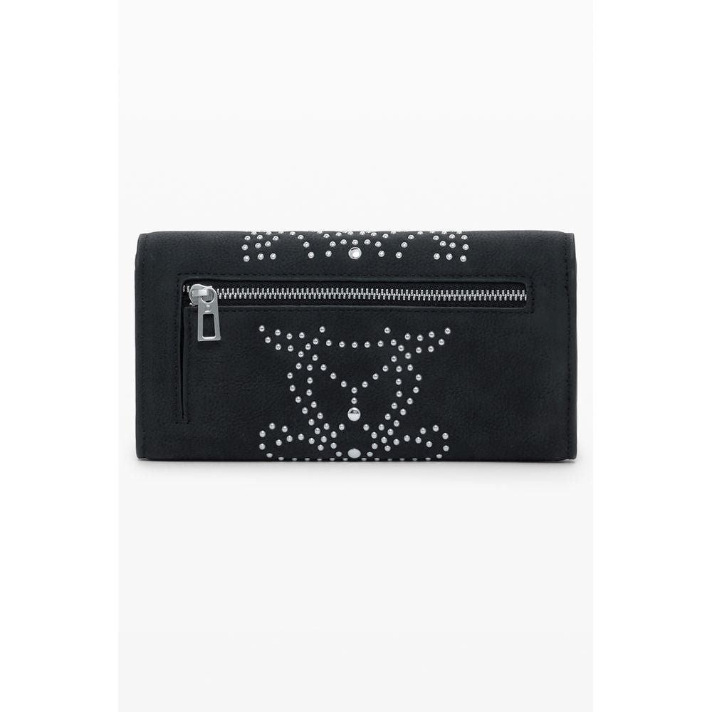 Black Polyethylene Women Wallet