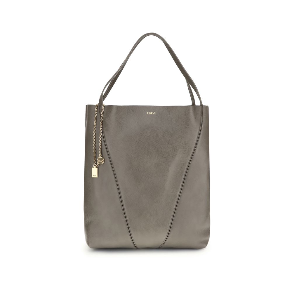 Gray Calf Leather Bos Taurus Shoulder Bag