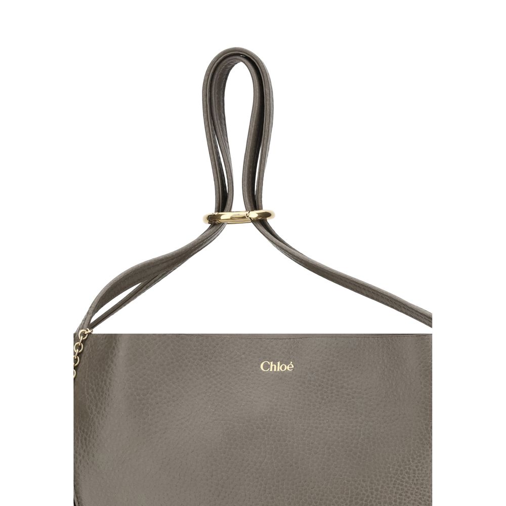 Gray Calf Leather Bos Taurus Shoulder Bag