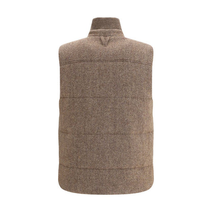 Padded wool Vest