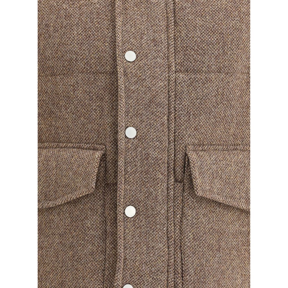 Padded wool Vest