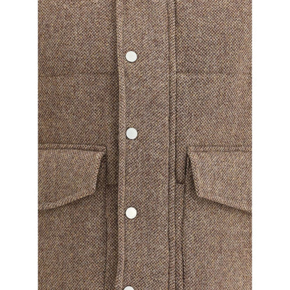 Padded wool Vest