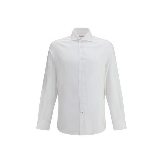 White Cotton Dress Shirt