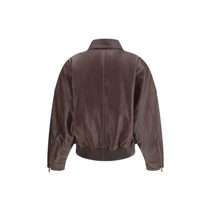 Oversized leather Jacket