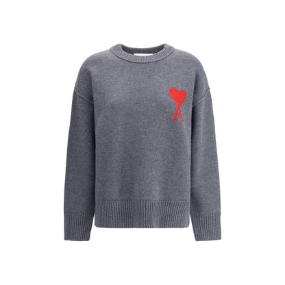 Gray Fleece Wool Sweatshirt