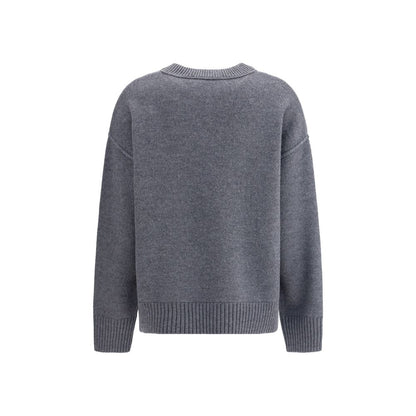 Gray Fleece Wool Sweatshirt