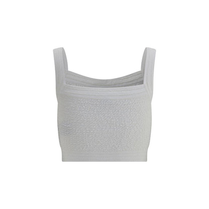 White Polyamide Top