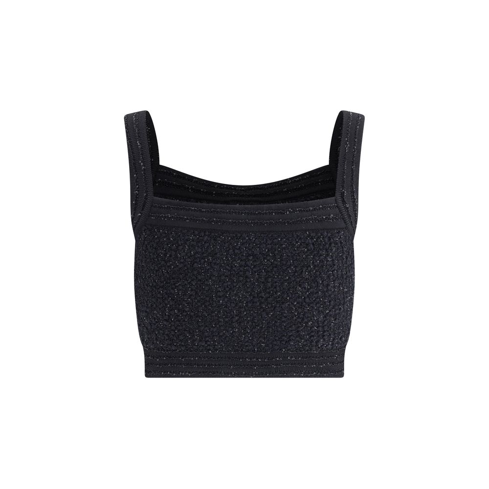 Black Polyamide Top