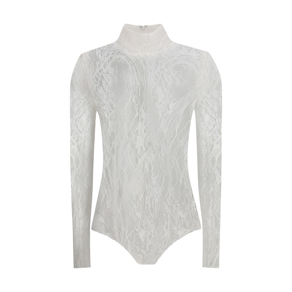White Cotton Bodysuit