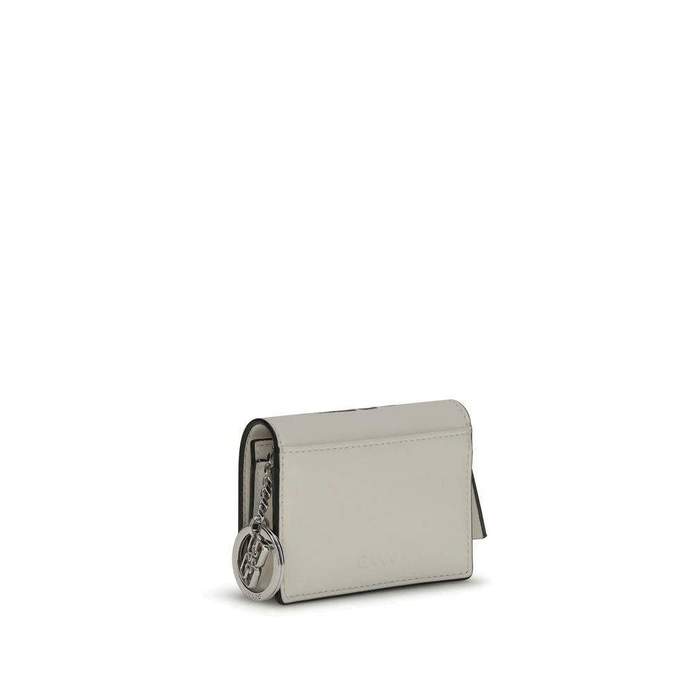 White Recycled Leather Wallet