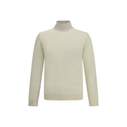 Cream Wool Turtleneck