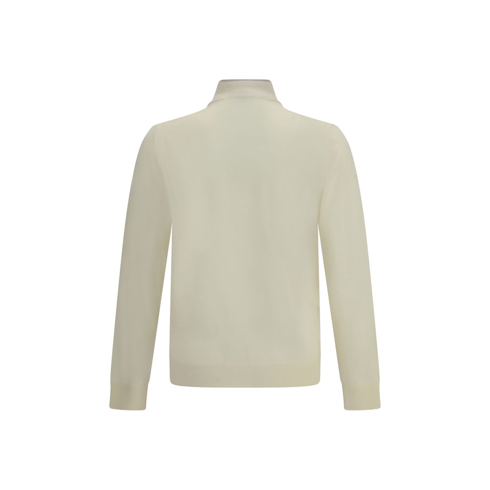 Cream Wool Turtleneck