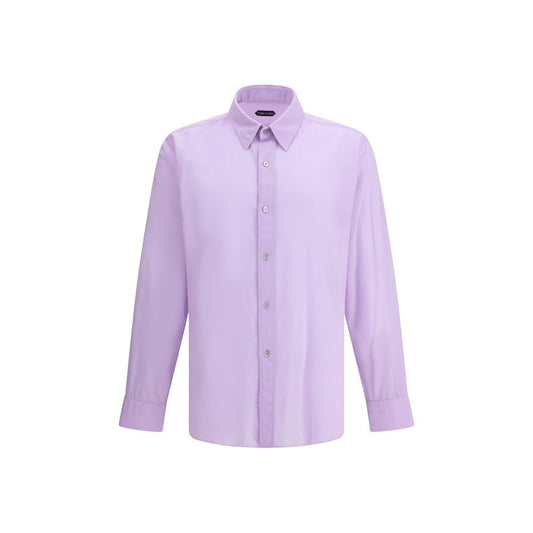 Purple Cotton Dress Shirt